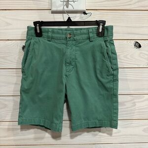 Vineyard Vines Green Flat Front Shorts